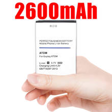 High Quality Replacement Battery For Explay ATOM Batteries 2600mAh Cell Phone battery 2024 - buy cheap