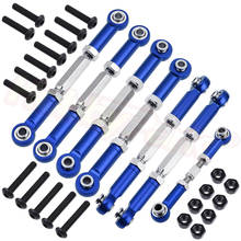 7PCS Adjustable Aluminum Turnbuckles Camber Link Linkage Sets for Traxxas Slash 4X4 / 2WD Short Course Car 1/10 Upgrade Parts 2024 - buy cheap