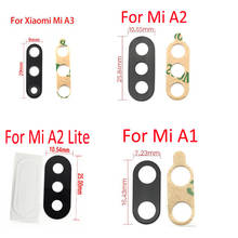 2Pcs , Rear Back Camera Glass Lens For Xiaomi Mi A1 A2 lite A3 Rear Camera Glass Lens with Glue Replacement Parts 2024 - buy cheap