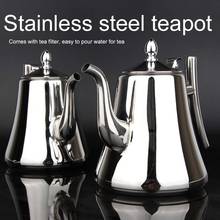 Stainless Steel Teapot Water Tea Utensils Drinks Fruit Juice Kettle Economic Coffee Kitchen Restaurant Home Strainer Tea Pot 2024 - buy cheap