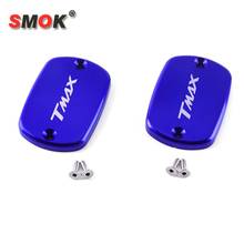 Smok acessórios da motocicleta cnc liga de alumínio reservatório fluido tampa do copo de óleo capa para yamaha tmax 530 t max 530 2012-2016 2024 - compre barato