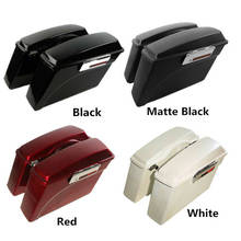 Motorcycle Hard Saddlebag Saddle Bags For Harley Touring Road King Road Glide Ultra Street Glide 1994-2013 2024 - buy cheap