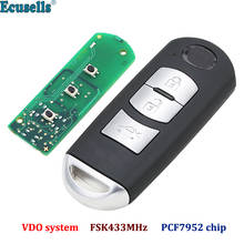 3 buttons FSK 433MHz Smart Remote Key VDO system PCF7952 chip MAZ24R emergency key  (trunk button) 5WK43403D 2024 - buy cheap