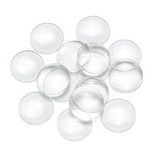 Cabujones de cristal transparente de 34,5 ~ 35x7,5mm, cabujones de media cúpula para fabricación de joyería, accesorios DIY, venta al por mayor, F80, 10 Uds. 2024 - compra barato