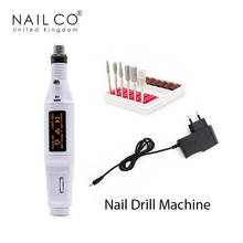 NAILCO 20000RPM Professional Electric Nail Drill Machine Manicure And Polishing For Nail Design Tools With Pedicure Bits Set 2024 - buy cheap
