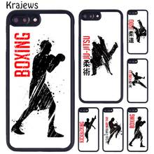 Krajews Boxing Judo Jiu Jitsu Martial Phone Case For iPhone X XR XS 11 12 13 Pro MAX 5 6 6S 7 8 Plus Samsung Galaxy S8 S9 S10 2024 - buy cheap