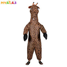 Giraffe inflatable Halloween Costume Animal for Womens Men for Adult Cosplay Onesies Mascot Miraculous Holiday Party Jumpsuit 2024 - buy cheap