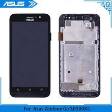 Pantalla LCD para Asus Zenfone Go ZB500KG X00BD, montaje de digitalizador con pantalla táctil con marco para ASUS ZB500KG 2024 - compra barato