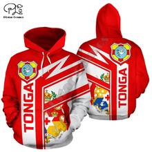 Sudadera con capucha para hombre y mujer, suéter con estampado 3D de la isla de Tonga, Bandera de país, cultura Tribal, ropa de calle Retro, estilo Casual, A9 2024 - compra barato