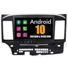 Car Radio Multimedia Player For Mitsubishi Lancer 10 GaLant Fortis Ispira Octa Core Android 10 Automotivo GPS Navigator Stereo 2024 - buy cheap