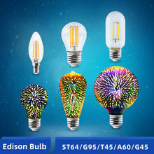 OK-B E27 Edison Bulb ST64 LED E14 Retro LED Bulbs Edison Filament Light 220V LED Edison E27 Candle Lights Vintage Edison Lampara 2024 - buy cheap