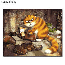 PAINTBOY Framed Pictures Painting By Numbers of Animal Handwork Canvas Oil Painting Home Decor For Living Room GX3221 2024 - buy cheap