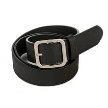 Cinturón cuadrado de Metal para mujer, hebilla ajustable, con agujeros negros, cinturón invisible para pantalones vaqueros 2024 - compra barato