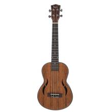 Guitarra ukulele tenor 26 Polegada madeira 18 fret, ukelele acústica mogno, pescoço dedo havaí 4 cordas 2024 - compre barato