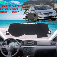 Dashboard Dash Mat Cover Sun Shade Pad Rug for Toyota Corolla E120 E130 2000~2007 2002 2003 2004 2005 2006 Car Accessories Goods 2024 - buy cheap