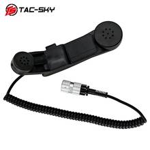 TAC-SKY H-250 PTT Tactical Headsetinterphone Fitting 6-Pin Handheld Speaker Microphone PTT ，For AN/PRC 148152152A 6-Pin H250 Ptt 2024 - buy cheap