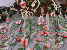 Роскошные корт стиль вышитые цветами ткани свадебные платья для невесты Изготовление DIY шитье по двору 2024 - купить недорого
