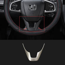ABS Matte For Honda CR-V CRV 2017 2018 Car Steering wheel Button frame sticker Cover Trim Car styling accessories 1pcs 2024 - buy cheap