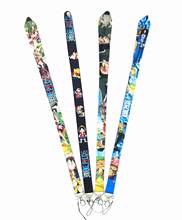 Hot Sales 1  Piece High Quality Anime One Piece Luffy Mobile Phone Strap Cartoon Key Chains Lanyard Badge Holder ID Card Lanyard 2024 - buy cheap