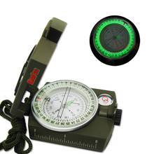 Portable Military Army Compass Lensatic Prismatic Compass Multifunctional Outdoor Camping Tools with Fluorescent Light 2024 - buy cheap