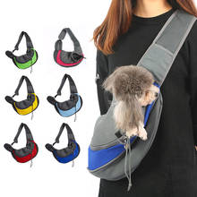 Слинг-рюкзак для домашних животных, сумка-переноска для щенков, сумка для путешествий на открытом воздухе, Сетчатая Сумка на одно плечо, сумка на плечо для путешествий, сумка для собак 2024 - купить недорого
