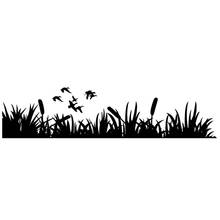 Adesivos decorativos de carro estilosos para capa de grama, pato, caça, decoração criativa, à prova d'água, arranhões, preto/branco, 30cm * 7cm 2024 - compre barato