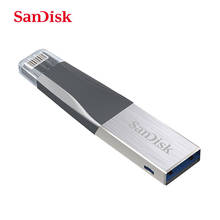 SanDisk Dual Pen Drive OTG USB3.0 Flash Drive 16GB 32GB 64GB 128GB 256GB For iPhone Lightning to Metal Pen Drive U Disk 128GB 2024 - buy cheap