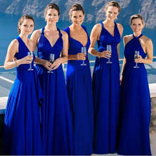 Женское длинное платье-трапеция, синее вечернее платье, сексуальное платье для вечеринок, элегантное официальное платье 2024 - купить недорого