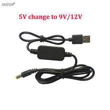 CHIZIYO-Cable de aumento de potencia USB de 5V a CC, módulo de aumento de potencia USB de 1,3 m a CC de 9V/12V, enchufe de 2,1x5,5mm, Cable Adaptador convertidor 2024 - compra barato