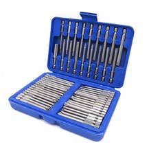 50pcs 75mm Security Screwdriver Bits Extra Long Reach Bit Set  Torx Star Hex Spline Slotted Phillips Hand Tools Set 2024 - buy cheap