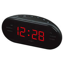 LED Alarm Clock Radio, LED Digital Clock Screen Display, FM/AM Digital Frequency Display Radio 2024 - buy cheap