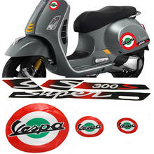 Calcomanías decorativas para motocicleta Piaggio Vespa GTS 300 GTS300, calcomanías reflectantes, superdeportivas 2024 - compra barato