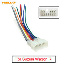 Feeldo conector fêmea de 12 pinos para rádio de carro, adaptador de chicote de fio para reprodutor de áudio fd6448 para suzuki wagon r 2024 - compre barato