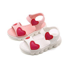 Sandalias de primavera y verano para niños, zapatos de moda de ocio, Punta abierta, Velcro, Princesa, 2021 2024 - compra barato