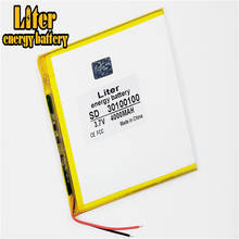 li-po 30100100 3.7V 4000mah tablet pc 7 inch MP3 MP4 3mm*100mm*100mm (polymer lithium ion battery) Li-ion battery 2024 - buy cheap