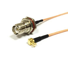 New  RP-TNC Female Jack nut Switch  MCX  Male Plug Right Angle jumper cable RG316 Wholesale Fast Ship 15CM 6" Adapter 2024 - buy cheap