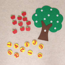 Математические игрушки Монтессори, яблони для детей, игра с цифрами, обучение для детского сада, DIY Раннее Обучение, Обучающие Детские игрушки 2020 2024 - купить недорого