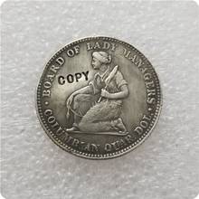 1893 Изабелла четвертак имитация монеты памятные монеты-копии монет медаль коллекционные монеты 2024 - купить недорого
