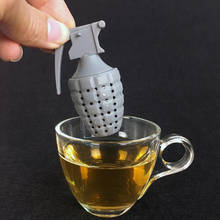 Infusor de chá criativo de silicone, difusor de chá com filtro de ervas, coador de café e chá reutilizável, acessório de cozinha para bule 2024 - compre barato