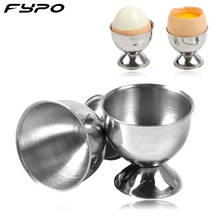 Bandeja de acero inoxidable para almacenamiento de huevos, soporte suave para huevos, hervidos, herramientas de cocina, 4 unids/set por juego 2024 - compra barato