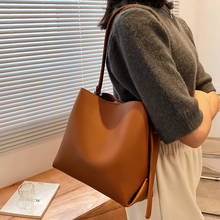 Women Pu Leather Shoulder Messenger Bags Casual Ladies Small Purses and Handbags High Quality Female Bucket Crossbody Bags New 2024 - buy cheap