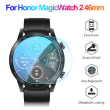 Película protectora de vidrio templado para Honor Magic Watch 2, película protectora de pantalla ultrafina 3D con borde curvo, Accesorios inteligentes de 46mm, novedad 2024 - compra barato
