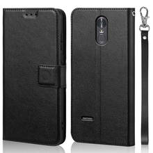 Luxury Flip Case for LG Stylus 3 / Stylo 3  Cover Original Book Design Leather Phone Coque Wallet Capa Stand With Strap Card 2024 - buy cheap