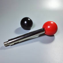 2pcs M8 machine tool bakelite ball grip handwheel screws bolts round handle knob hand screw shake hands bolt 80mm-160mm long 2024 - buy cheap