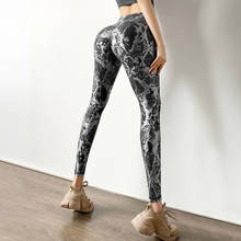 NORMOV Snake Print Sexy Leggings Women Slim High Waist Printed Fitness Jeggings Legging Woman Elastic Workout Leggins Female 2024 - buy cheap