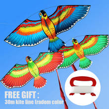 Red Blue Green Parrots Kite With Single Line Breeze Kite Flying Outdoor Flying Fun Sports For Kids 110*55cm 2024 - buy cheap