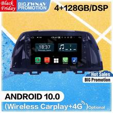 Sistema multimídia automotivo, reprodutor com android 10, 2 din, tela de 128 gb, rádio, estéreo, navegação gps, para mazda atenza 2013, 2014, 2015, 2016 2024 - compre barato