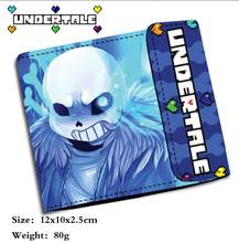 Game Undertale-cartera de Cosplay de Sans Papyrus de cuero PU, tarjetero, monedero, bolsa de dinero, regalo 2024 - compra barato