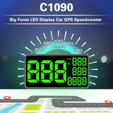 Digital C1090 GPS Speedometer Display Car Hud Digital Car Truck Odometer Display MPH or KM/h With Over Speed Warning Car Clock 2024 - buy cheap