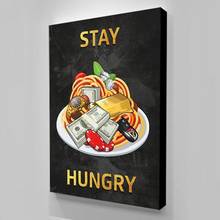 Wall tomato spaghetti money Art Home cool Decoration Canvas Print Painting Modular gift Picture Posters Modern Living Room Frame 2024 - buy cheap